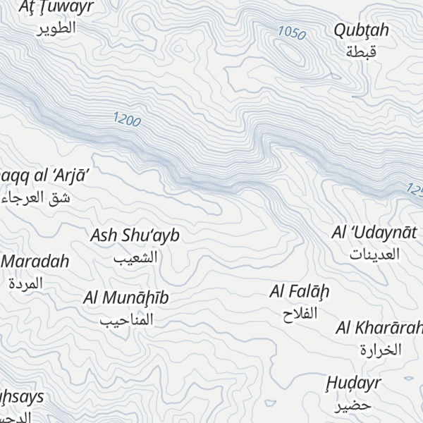 Map of Jabal al Aghbar