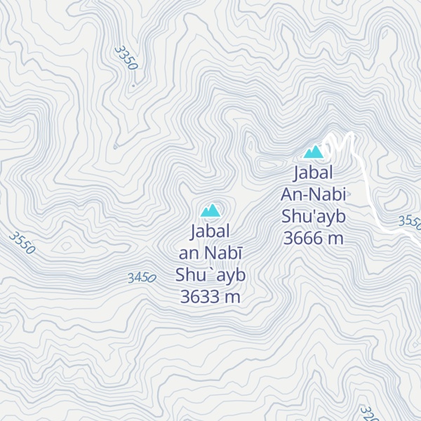Map of Jabal an Nabī Shu`ayb