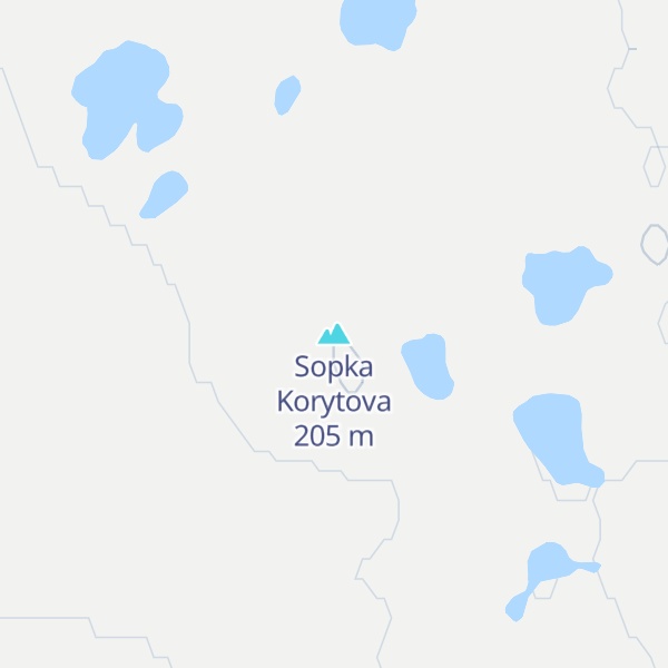 Map of Sopka Korytova