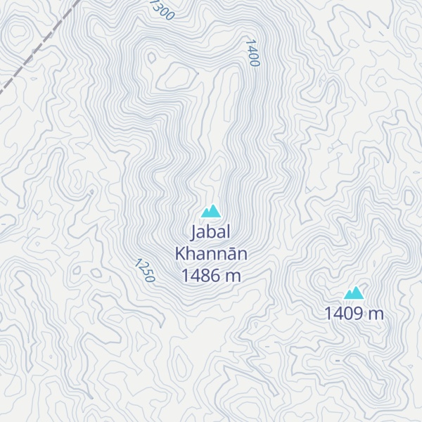 Map of Jabal Khannān
