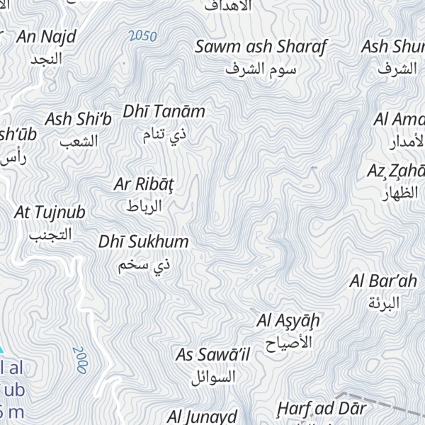 Map of Jabal Hamas