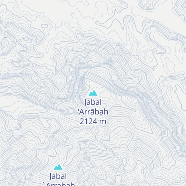 Map of Jabal ‘Arrābah