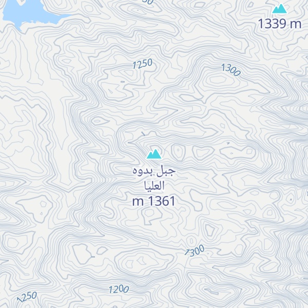 Map of جبل بدوه العليا
