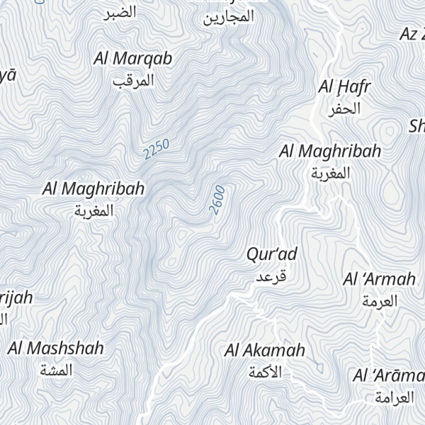 Map of Jabal Himyar