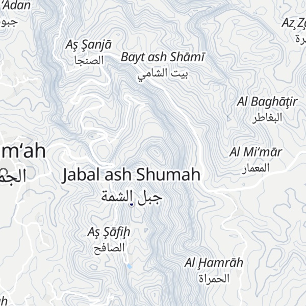 Map of Jabal Shawhat