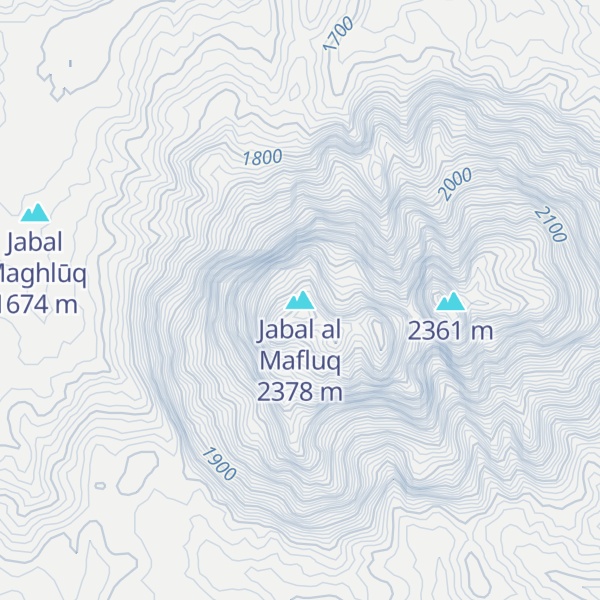 Map of Jabal al Mafluq