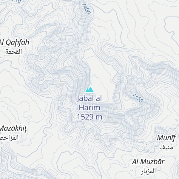 Map of Jabal al Harim