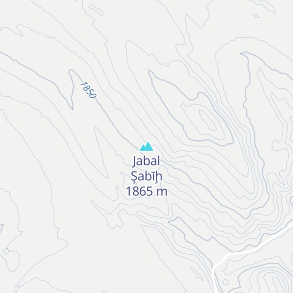 Map of Jabal Şabīḩ