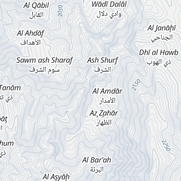 Map of Jabal Jawāliḩ