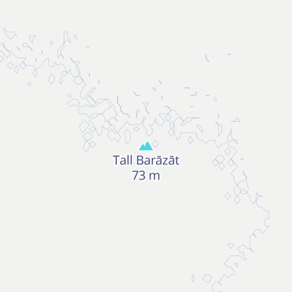 Map of Tall Barāzāt