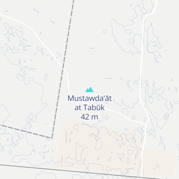 Map of Mustawda‘āt at Tabūk