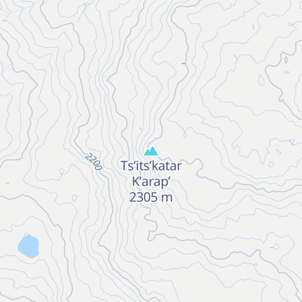 Map of Ts’its’katar K’arap’