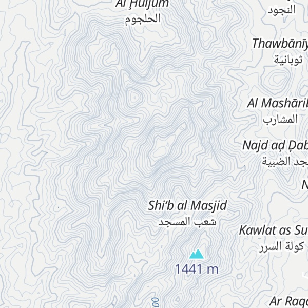 Map of Jabal Qatwah