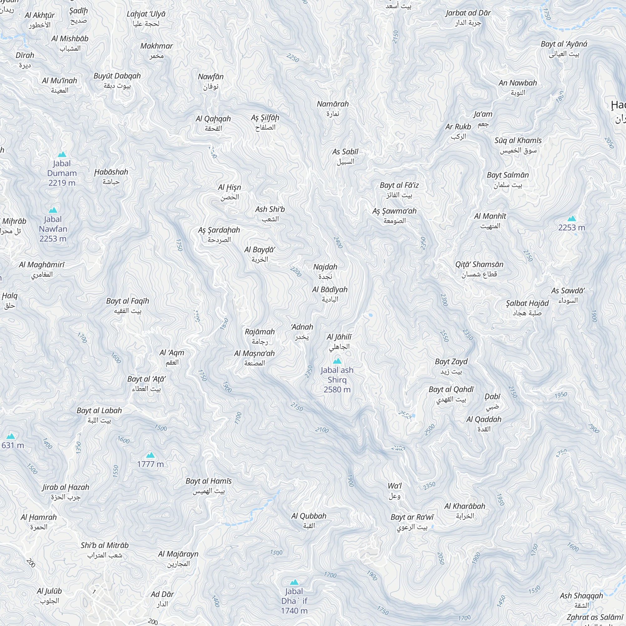 العدنه map