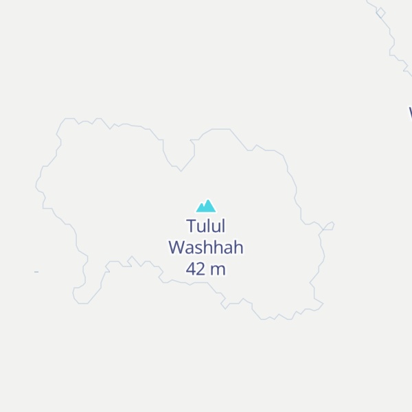 Map of Tulul Washhah