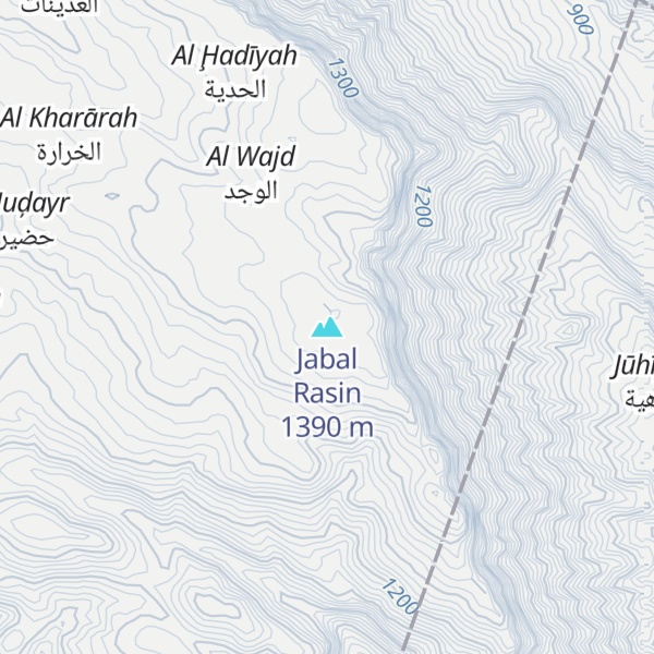 Map of Jabal Rasin