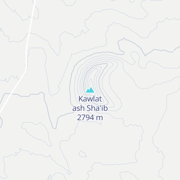 Map of Kawlat ash Sha'ib