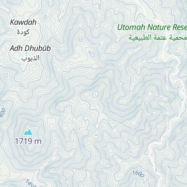 Map of Jabal `Amr