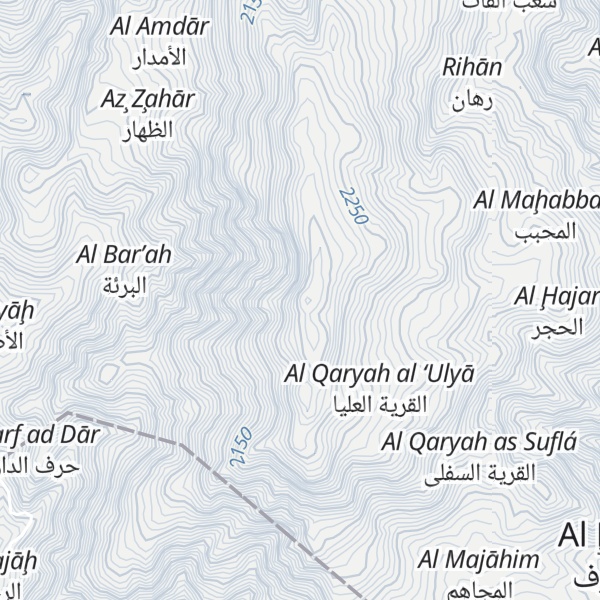 Map of Jabal al ‘Udānī