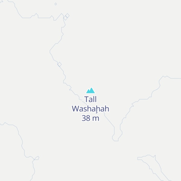 Map of Tall Washaḩah