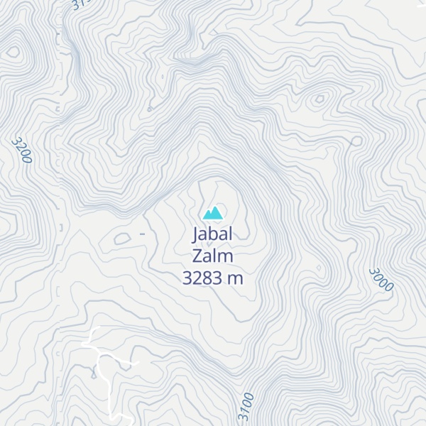 Map of Jabal Zalm