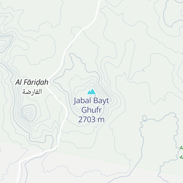 Map of Jabal Bayt Ghufr