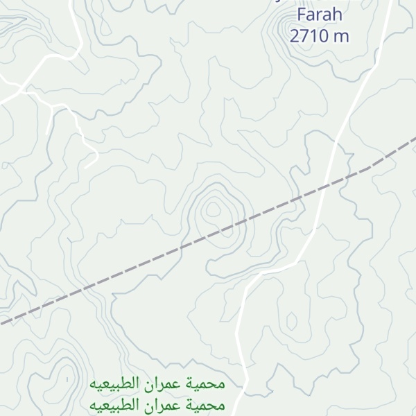 Map of Jabal Wadi al `Andarit