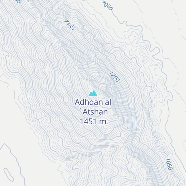 Map of Adhqan al `Atshan