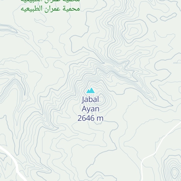 Map of Jabal Ayan