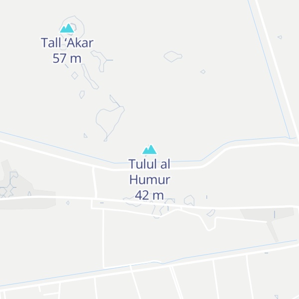 Map of Tulul al Humur