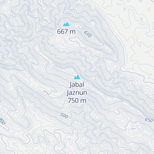 Map of Jabal Jaznun