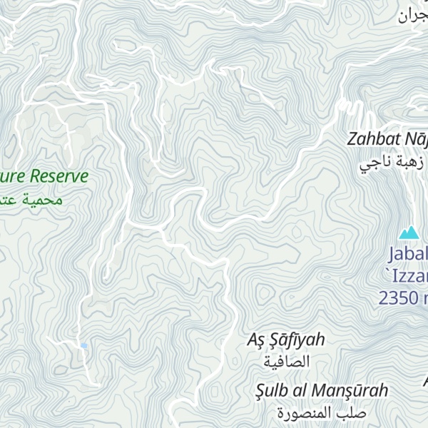 Map of Jabal `Utmah
