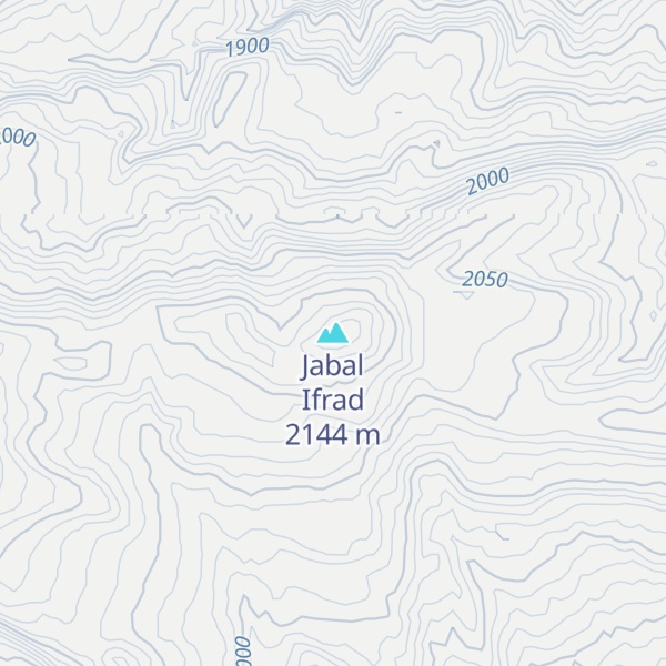 Map of Jabal Ifrad