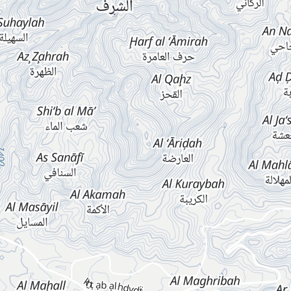 Map of Jabal Sa`b