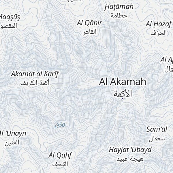Map of Jabal Wadi Khamur