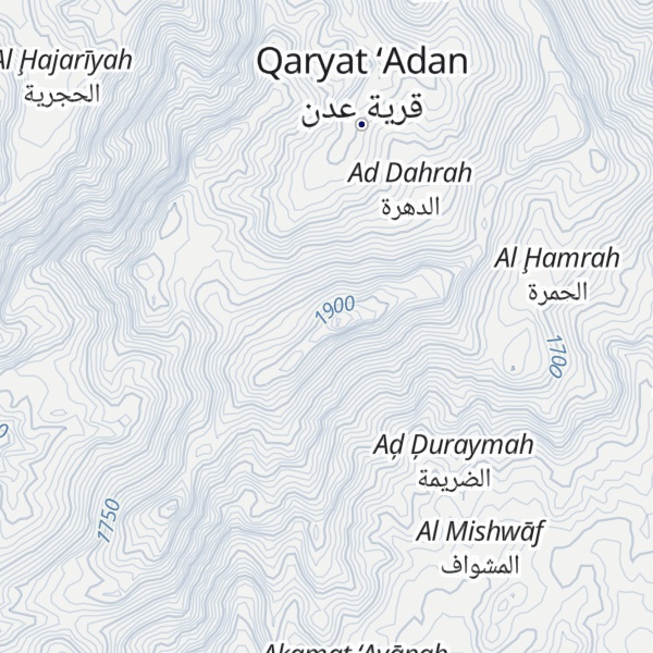 Map of Jabal al Qarn