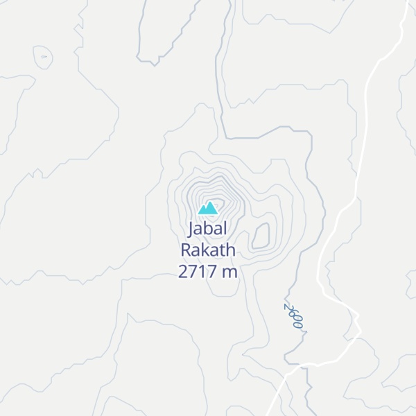 Map of Jabal Rakath
