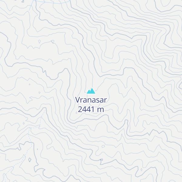 Map of Vranasar