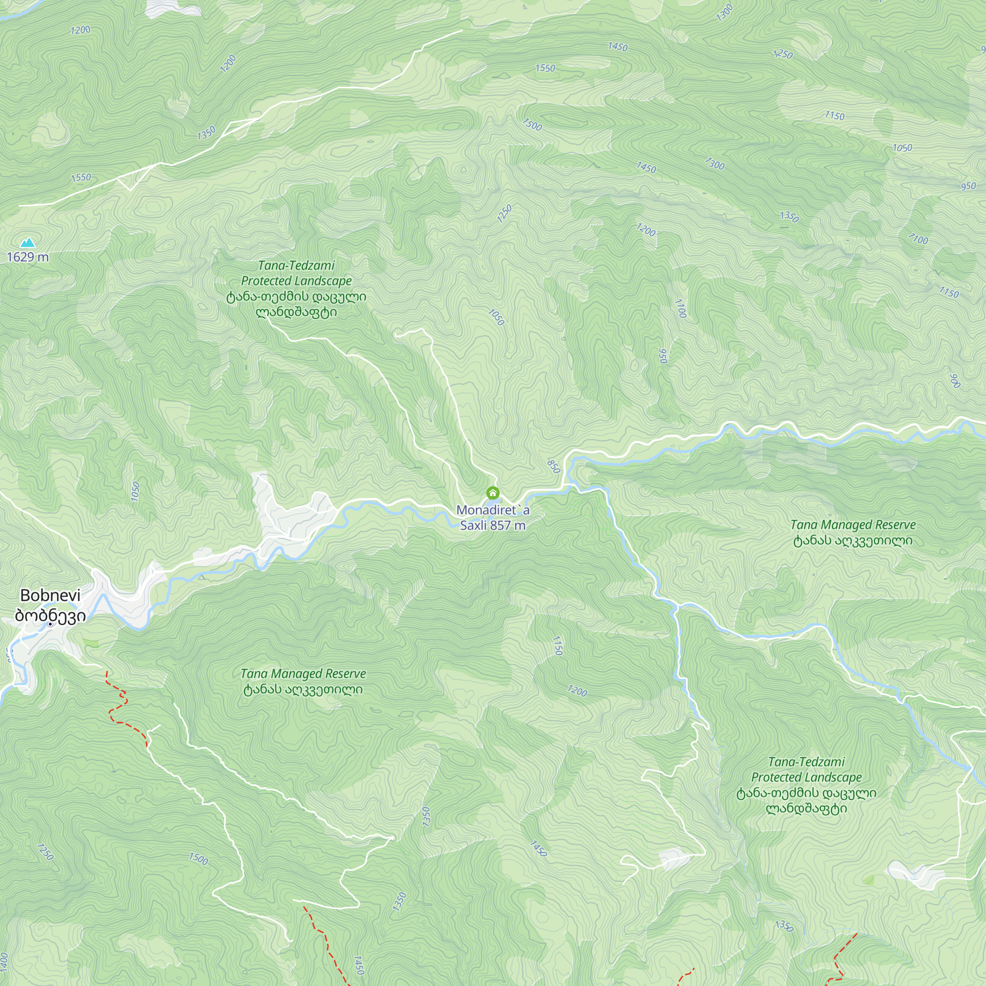 Monadiret`a Saxli map