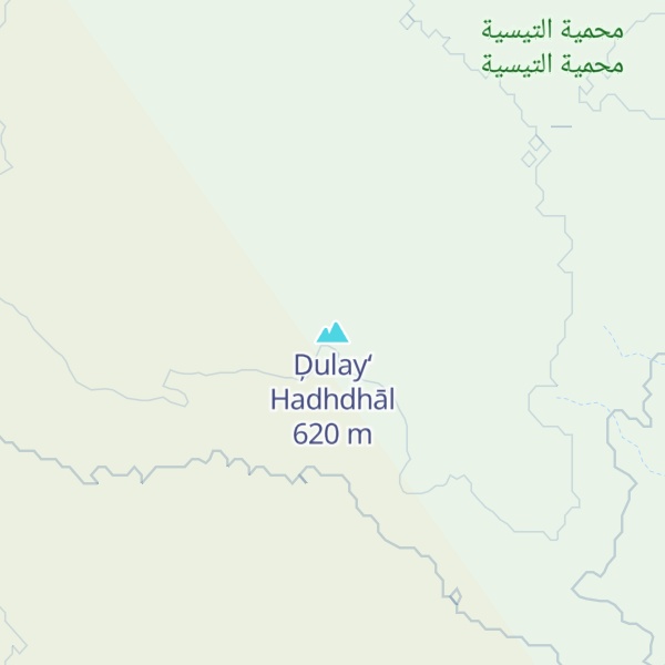 Map of Ḑulay‘ Hadhdhāl
