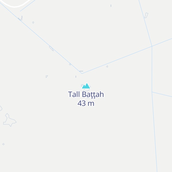 Map of Tall Baţţah