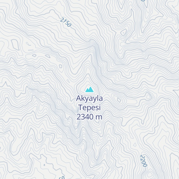 Map of Akyayla Tepesi