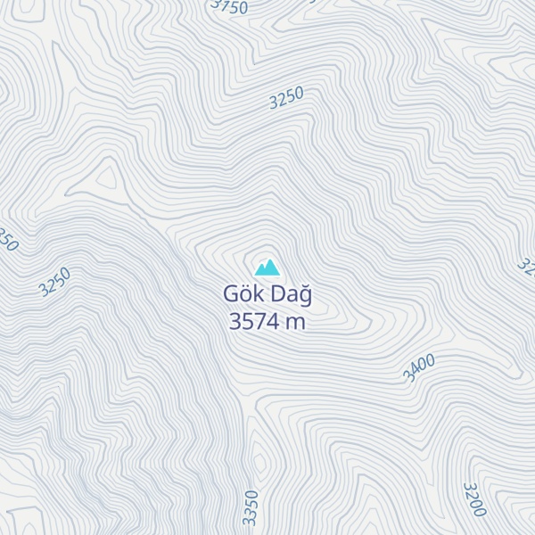 Map of Gök Dağ