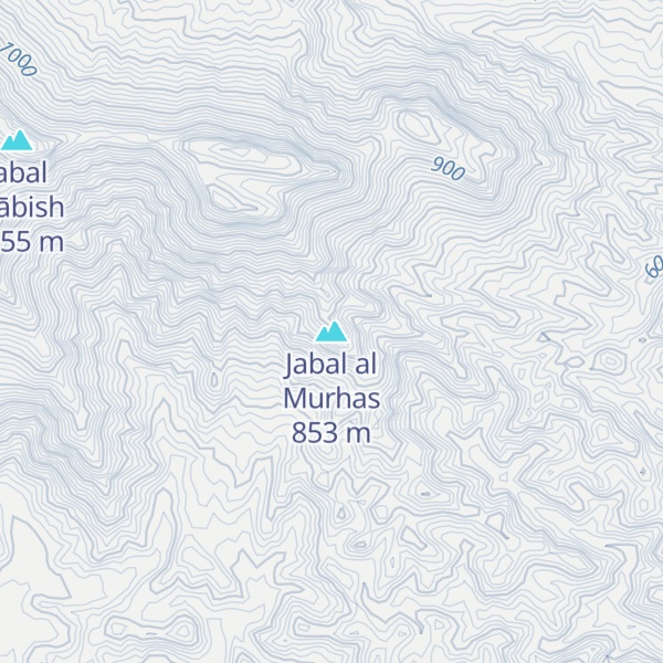 Map of Jabal al Murhas