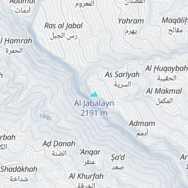 Map of Al Jabalayn