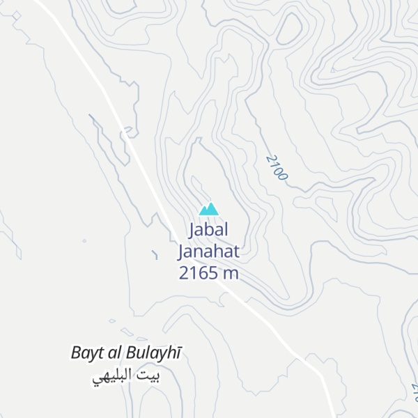 Map of Jabal Janahat