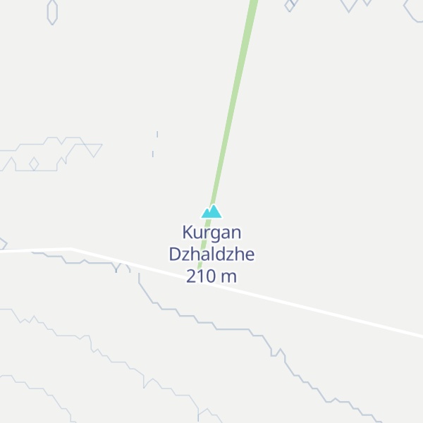 Map of Kurgan Dzhaldzhe