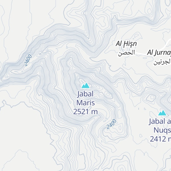 Map of Jabal Maris