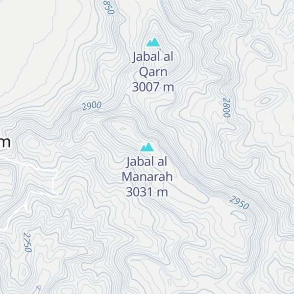Map of Jabal al Manarah