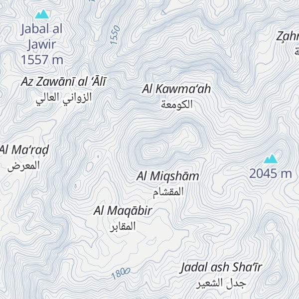 Map of Jabal Yanut